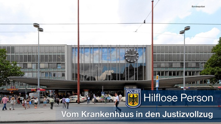 Bundespolizeidirektion München: Vom Krankenhaus ins Gefängnis - 28-Jähriger konnte Geldstrafe nicht bezahlen