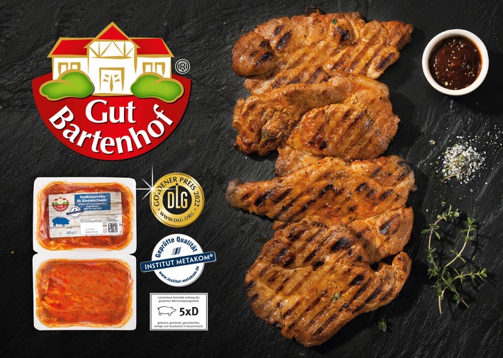 Schweinenackensteaks von NORMA ein Testsieger von STIFTUNG WARENTEST / Note 2,1 für besten Geschmack und ein hervorragendes Preis-Leistungs-Verhältnis