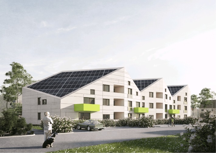 Mit dem &quot;Sonnenhaus&quot; Vorreiter in Wernigerode / Bei Neubauten stellt die Gebäude- und Wohnungsbaugesellschaft Wernigerode mbH jetzt energetische Konzepte in den Vordergrund