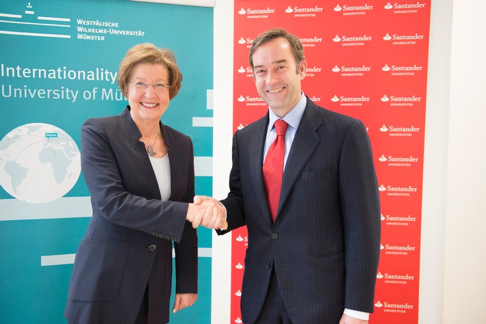 Santander unterstützt die Westfälische Wilhelms-Universität Münster (BILD)