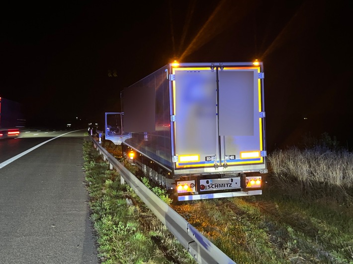 API-TH: Stundenlange Sperrungen nach Lkw-Unfall