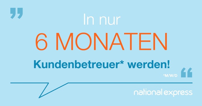 Von Zuhause aus Karriere starten:  Kundenbetreuer (m/w/d) werden bei National Express in Paderborn!