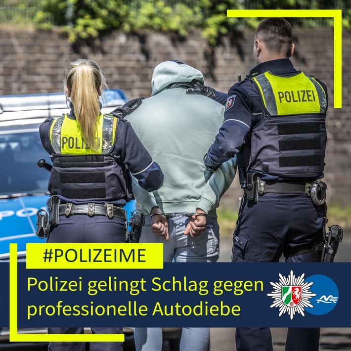 POL-DU: Schlag gegen professionelle Autodiebe: Polizei klärt mindestens zehn Taten und nimmt zwei Tatverdächtige fest - 2602025
