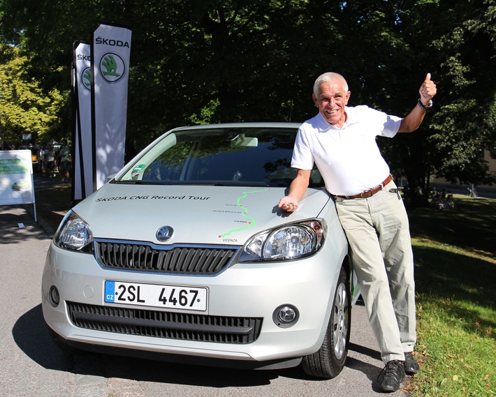 SKODA Citigo CNG mit Effizienz-Rekord (BILD)