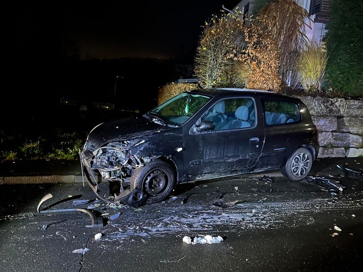 POL-PDNR: Brachbach - Verkehrsunfall unter Alkoholeinfluss