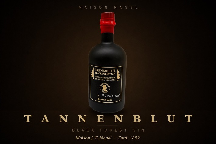 TANNENBLUT stellt BERESHIT SERIE vor - limitierte Edition mit 3.000 nummerierten Flaschen