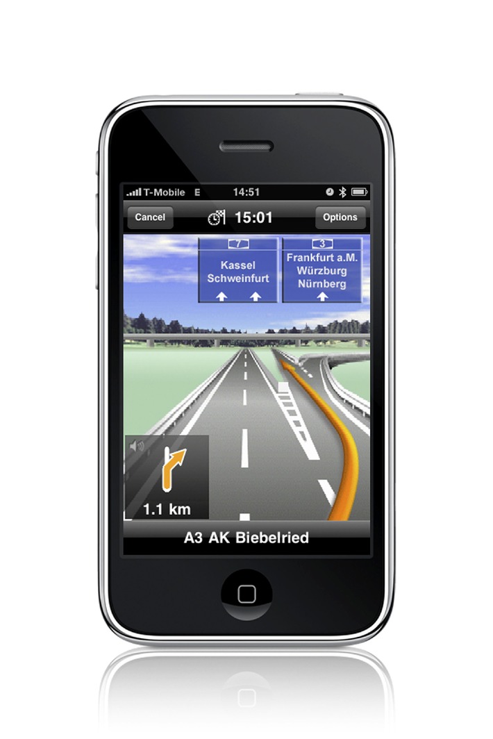 Navigationssoftware für das iPhone von NAVIGON bereits im Juni erhältlich