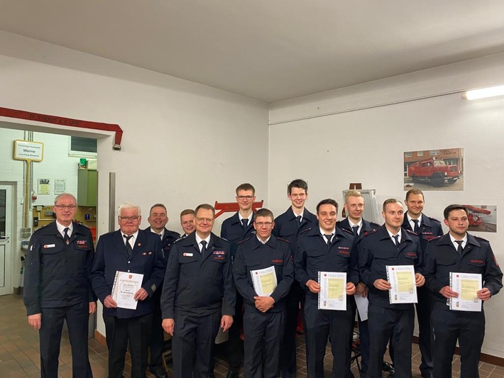FW-WRN: Jahreshauptversammlung 2022 des Löschzug 3 aus Stockum der Freiwilligen Feuerwehr Werne