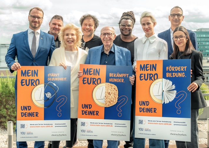 "MEIN EURO ZÄHLT": Die YOU-Stiftung von Dr. h.c. Ute-Henriette Ohoven startet deutschlandweite Spendenkampagne mit Rainer Calmund und der Düsseldorfer Agentur Rheinschurken