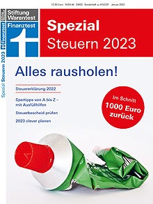 Finanztest Spezial Steuern 2023