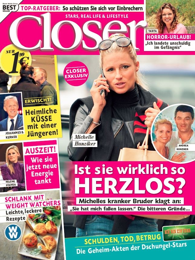 Andrea Hunziker (54) exklusiv in Closer über seine Schwester Michelle (40): "Sie hat mich fallen lassen"