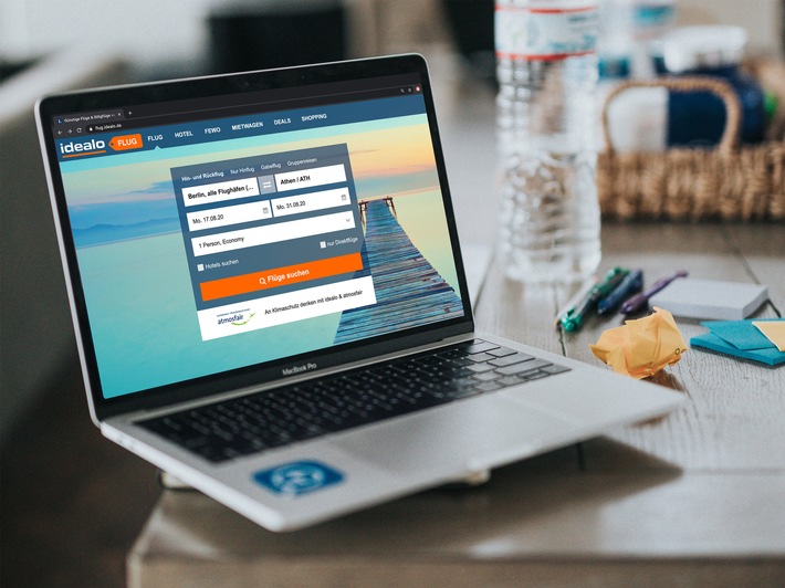 Klimafreundlichere Flüge finden und kompetente Kaufentscheidung treffen: idealo schließt Partnerschaft mit atmosfair