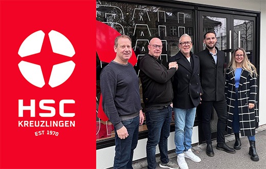 Pressemitteilung: Die Flyerline Schweiz AG und der HSC Kreuzlingen haben eine neue Partnerschaft geschlossen