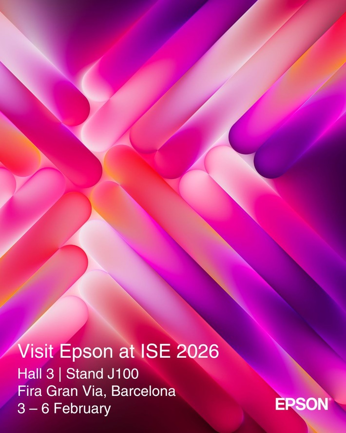 Epson auf der ISE 2026: neue HBR- und Ultrakurzdistanzprojektoren