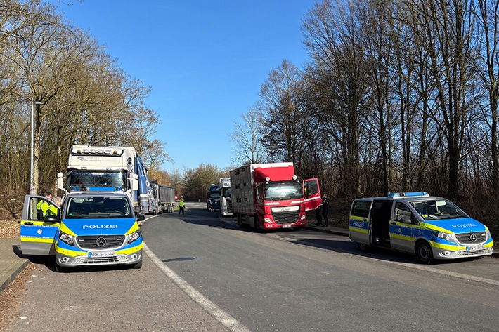 POL-ST: Kreis Steinfurt, "Roadpol"-Einsatz mit Lkw-Kontrollen, Beteiligung an landesweiter Aktionswoche
