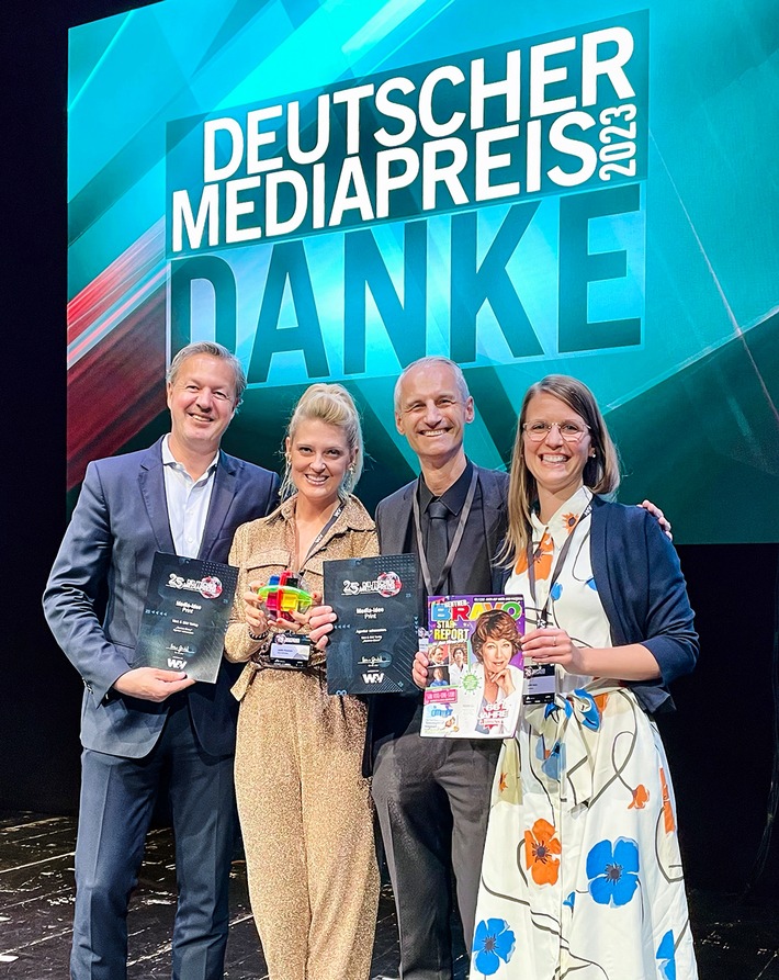 Wort & Bild Verlag gewinnt Deutschen Mediapreis für die Rentner-BRAVO