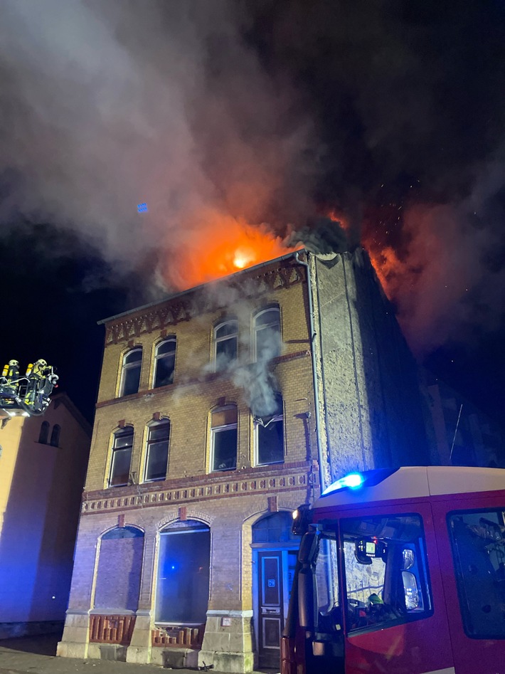 LPI-NDH: Brand Mehrfamilienhaus