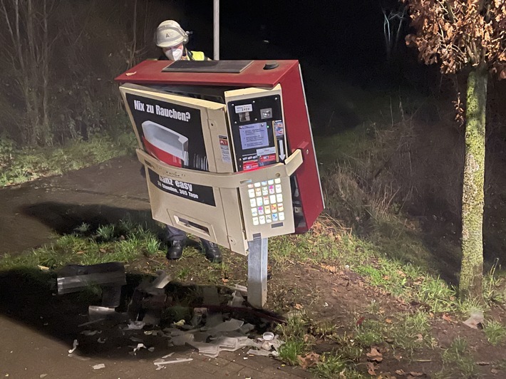 POL-COE: Coesfeld/2 Zigarettenautomat aufgesprengt