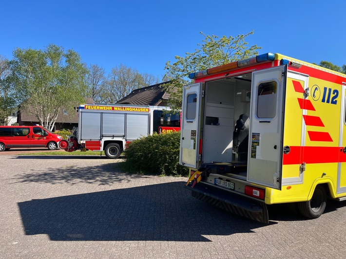 FW-AUR: Haustür rasch geöffnet