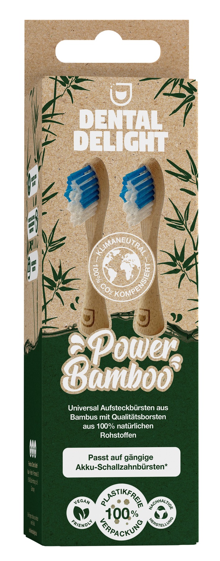 Nachhaltigkeit ist in aller Munde... Dank Dental Delight Power Bamboo jetzt auch bei Nutzern elektrischer Schallzahnbürsten!