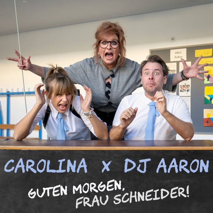 Carolina x DJ Aaron veröffentlichen neuen Ballermann-Song "Guten Morgen, Frau Schneider!"