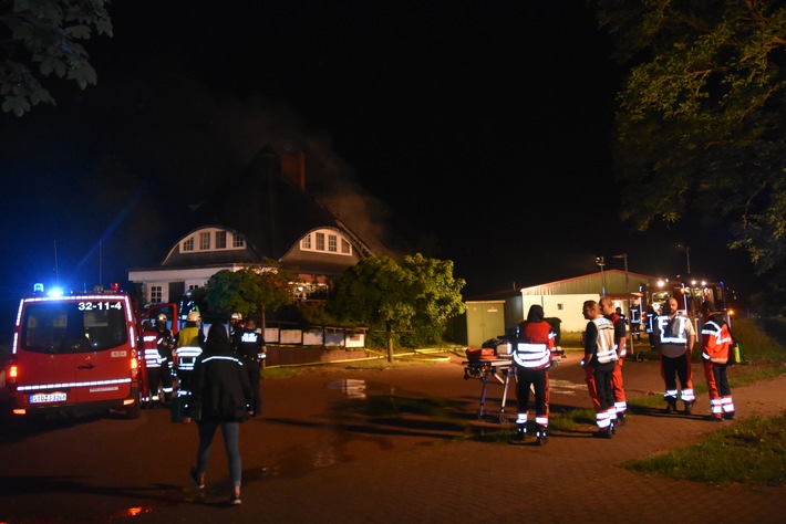 POL-STD: 25-jähriger junger Mann bei Feuer in Asylbewerberunterkunft in Fredenbeck ums Leben gekommen