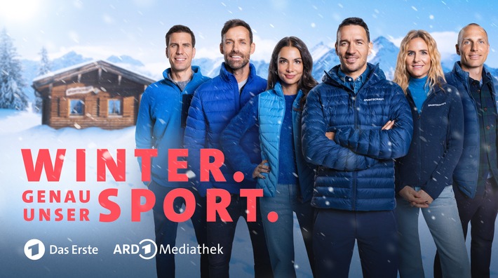 190 Stunden Wintersport im Ersten, über 100 Livestreams in der ARD Mediathek, vielseitige Dokus und das neue "Sportschau Hüttenquiz" - die Wintersport-Saison 2025/26 in der ARD