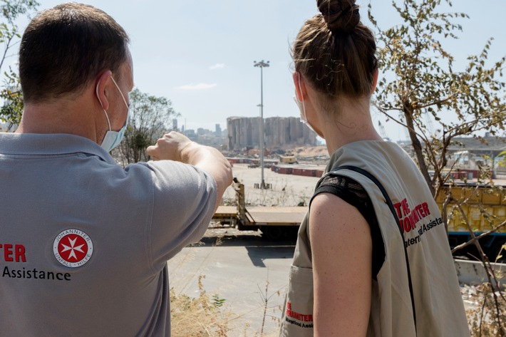 Johanniter bauen Hilfe für den Libanon aus / Expertenteam unterstützt Soforthilfe in Beirut und Präventionsmaßnahmen gegen die Ausbreitung von COVID-19