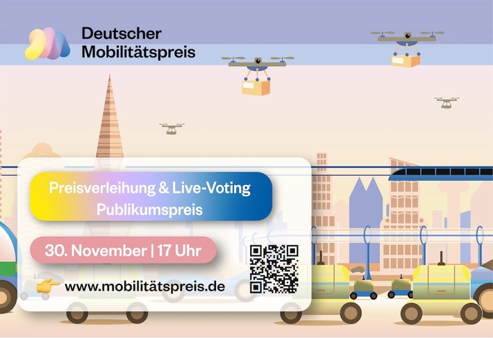 Deutscher Mobilitätspreis: Shortlist 2023 steht fest