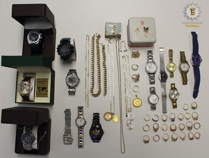 POL-RT: Mutmaßliche Einbrecherbande ausgehoben - mehrere Tatverdächtige in Haft - Eigentümer des beschlagnahmten Diebesguts gesucht (Landkreise Esslingen, Tübingen, Göppingen und Alb-Donau-Kreis)