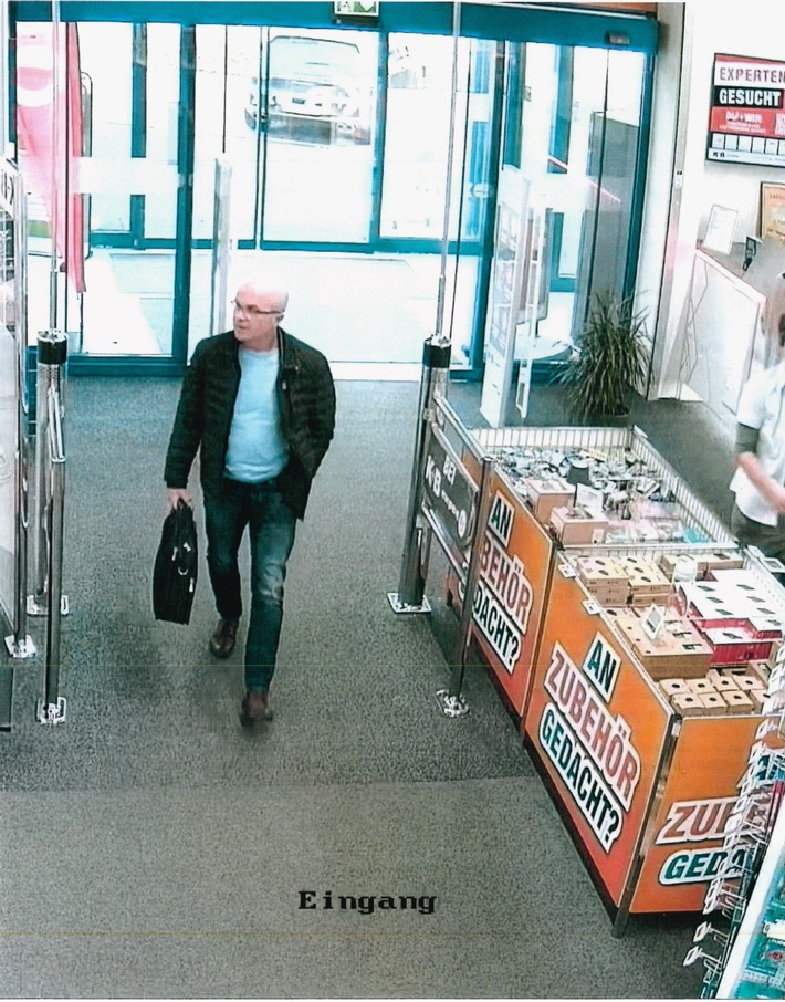 LPI-GTH: Öffentlichkeitsfahndung nach Diebstahlshandlung