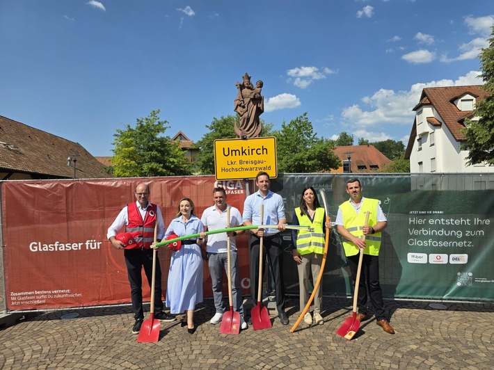 Korrektur: Glasfaser für Freiburgs Stadtteile Hochdorf & Waltershofen sowie die Gemeinde Umkirch: Vodafone und Meridiam Glasfaser haben Ausbau gestartet