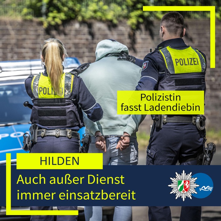 POL-ME: Beim Einkaufen: Polizistin stellt Ladendiebin - 2509015