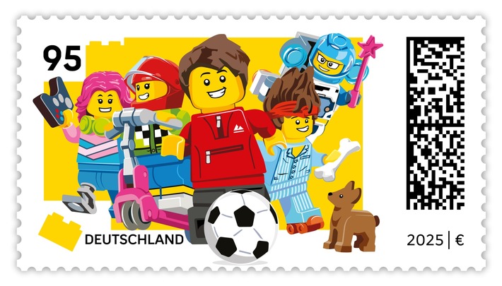 PM: Deutsche Post und die LEGO Gruppe feiern das Spielen mit neuer Sonderbriefmarke