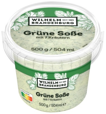 Wilhelm Brandenburg GmbH &amp; Co. OHG ruft „Grüne Soße mit 7 Kräutern 500g“ zurück