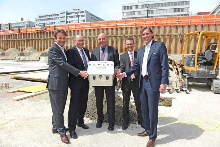 Grundsteinlegung des Hotelprojekts "Kameha Grand Zürich" (Bild)