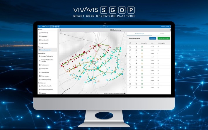 Medienmitteilung: Neue Netzanschlussprüfung der VIVAVIS Smart Grid Operation Platform (SGOP)