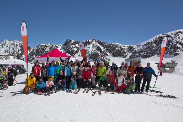 Jubiläum im Kaunertal - Skifahrer mit Handicap wachsen beim stolperstein Ski-Event über sich hinaus