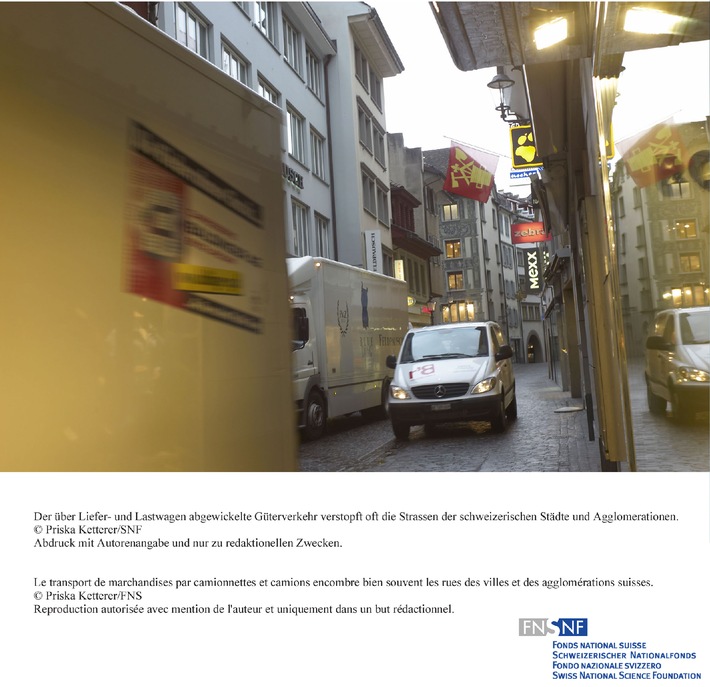 SNF: Bild des Monats Juni 2009: NFP 54 untersucht verdrängtes Verkehrsproblem in den Agglomerationen
