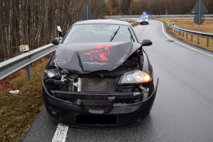 POL-PDKL: A6/Landstuhl, In die Schutzplanken gekracht