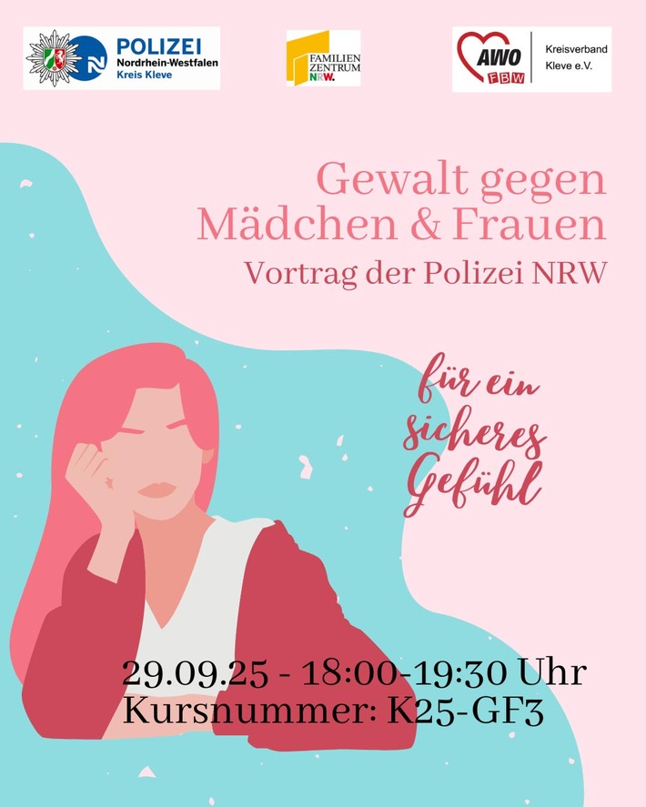 POL-KLE: Issum - "Für ein sicheres Gefühl": Kostenloses Vortragsangebot von AWO und Polizei