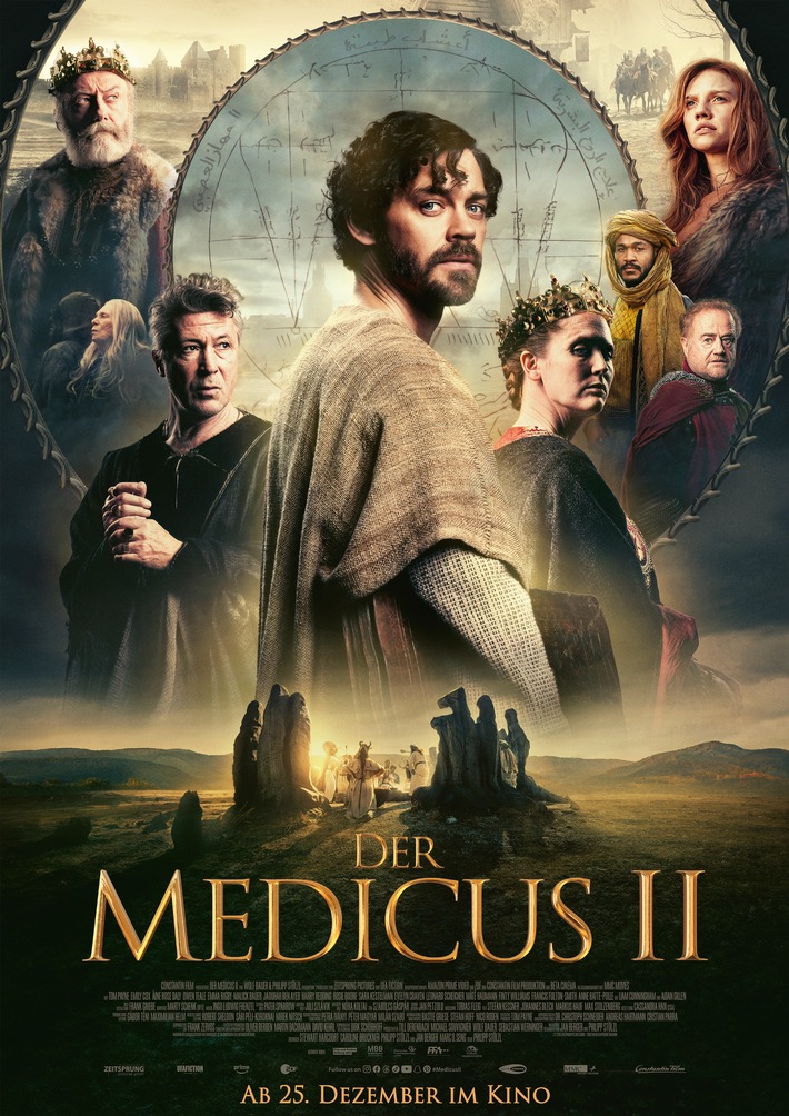 Epischer Trailer und Plakat zu DER MEDICUS 2