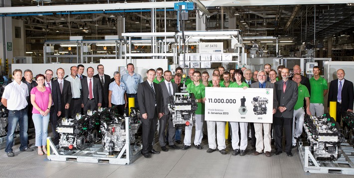 SKODA produziert elfmillionsten Motor (BILD)