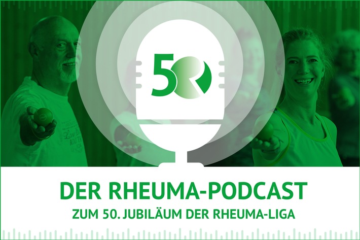 Podcast zum 50jährigen Jubiläum der Deutschen Rheuma-Liga erschienen / Jetzt auf Spotify, Deezer, Itunes &amp; Co: Der Rheuma-Podcast bietet Wissen im Hörformat