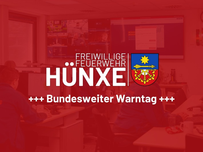 FW Hünxe: Bundesweiter Warntag am 12. September