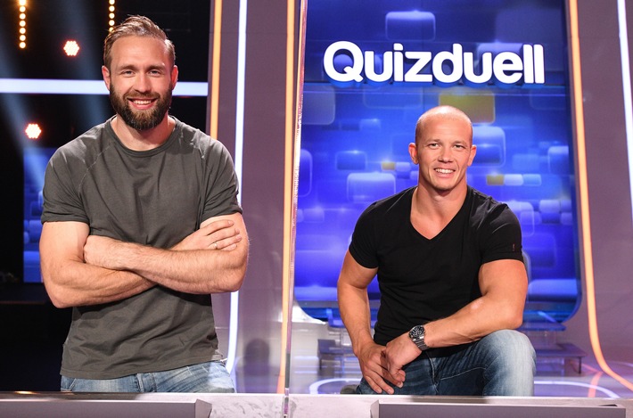 Das Erste: Olympia-Goldjungs vs. &quot;Quizduell-Olymp&quot;: Robert Harting und Fabian Hambüchen bei Jörg Pilawa am Freitag, 7. Mai 2021, 18:50 Uhr im Ersten