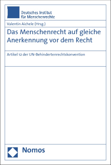 Monitoring-Stelle zur UN-BRK fordert mehr Selbstbestimmung behinderter Menschen in rechtlichen Angelegenheiten (BILD)