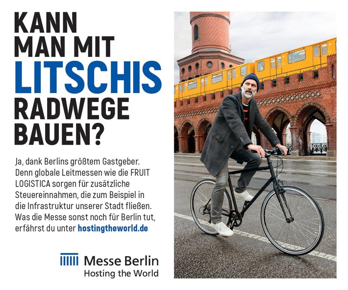 &quot;Hosting the World&quot; - Messe Berlin zeigt mit neuer Imagekampagne Wert des Messe- und Kongressgeschäfts