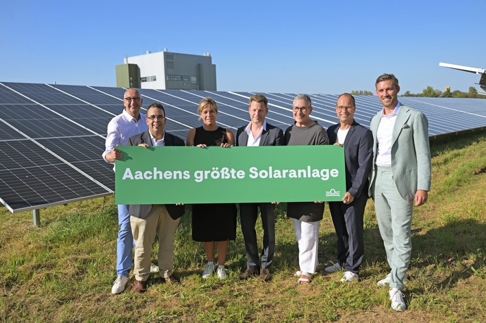 Grünenthal: größte Solarstromanlage in Aachen geht ans Netz