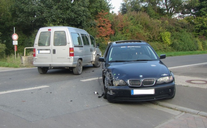 POL-PPMZ: Verkehrsunfall auf der L432 bei Hahnheim